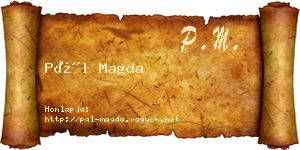 Pál Magda névjegykártya