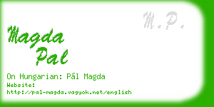 magda pal business card